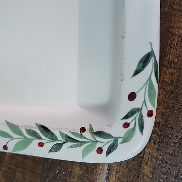 NWT Celebrate It Christmas rectangular platter - Picture 3 of 5